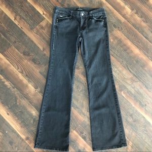 White House Black Market Black Blanc Modern Flare Jeans